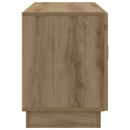 Televizní Skříň 99 X 34,5 X 47 Cm Dub Artisan Kompozitní Dřevo