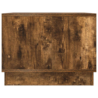 Konferenční Stolek Kouřový Dub 90 X 50 X 37 Cm Kompozitní Dřevo