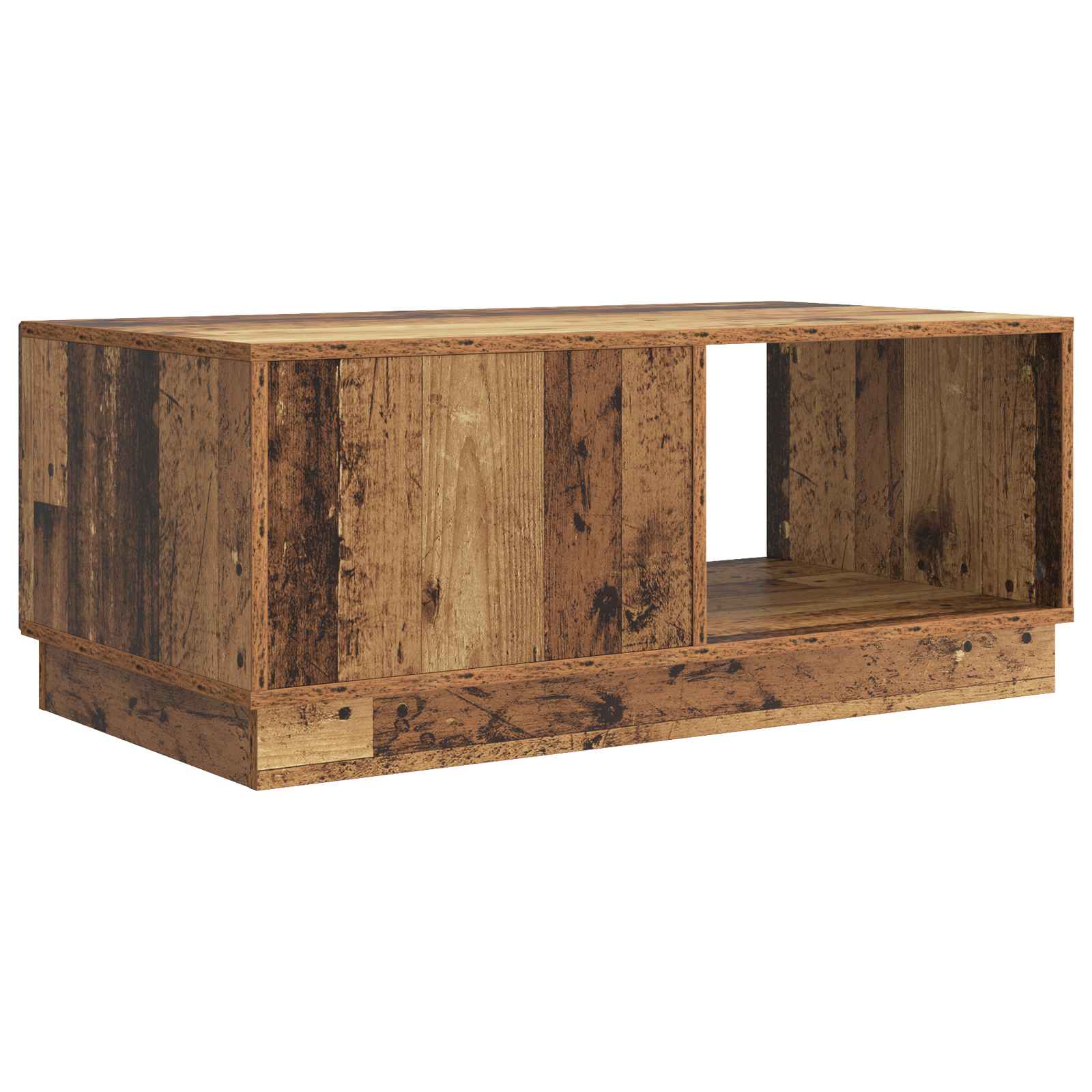 Konferenční Stolek Staré Dřevo 90 X 50 X 37 Cm Kompozitní Dřevo