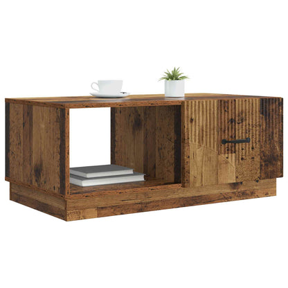 Konferenční Stolek Staré Dřevo 90 X 50 X 37 Cm Kompozitní Dřevo