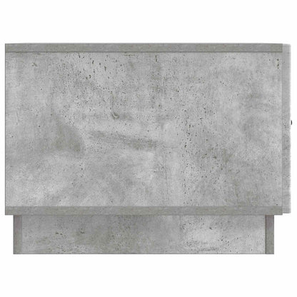 Konferenční Stolek Se Zásuvkou Betonově Šedá 49 X 50 X 37 Cm