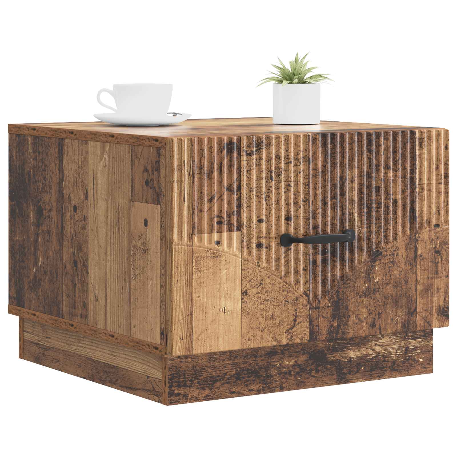 Konferenční Stolek Staré Dřevo 49 X 50 X 37 Cm Kompozitní Dřevo
