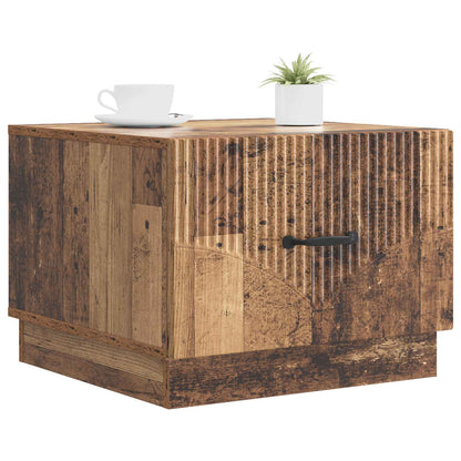 Konferenční Stolek Staré Dřevo 49 X 50 X 37 Cm Kompozitní Dřevo