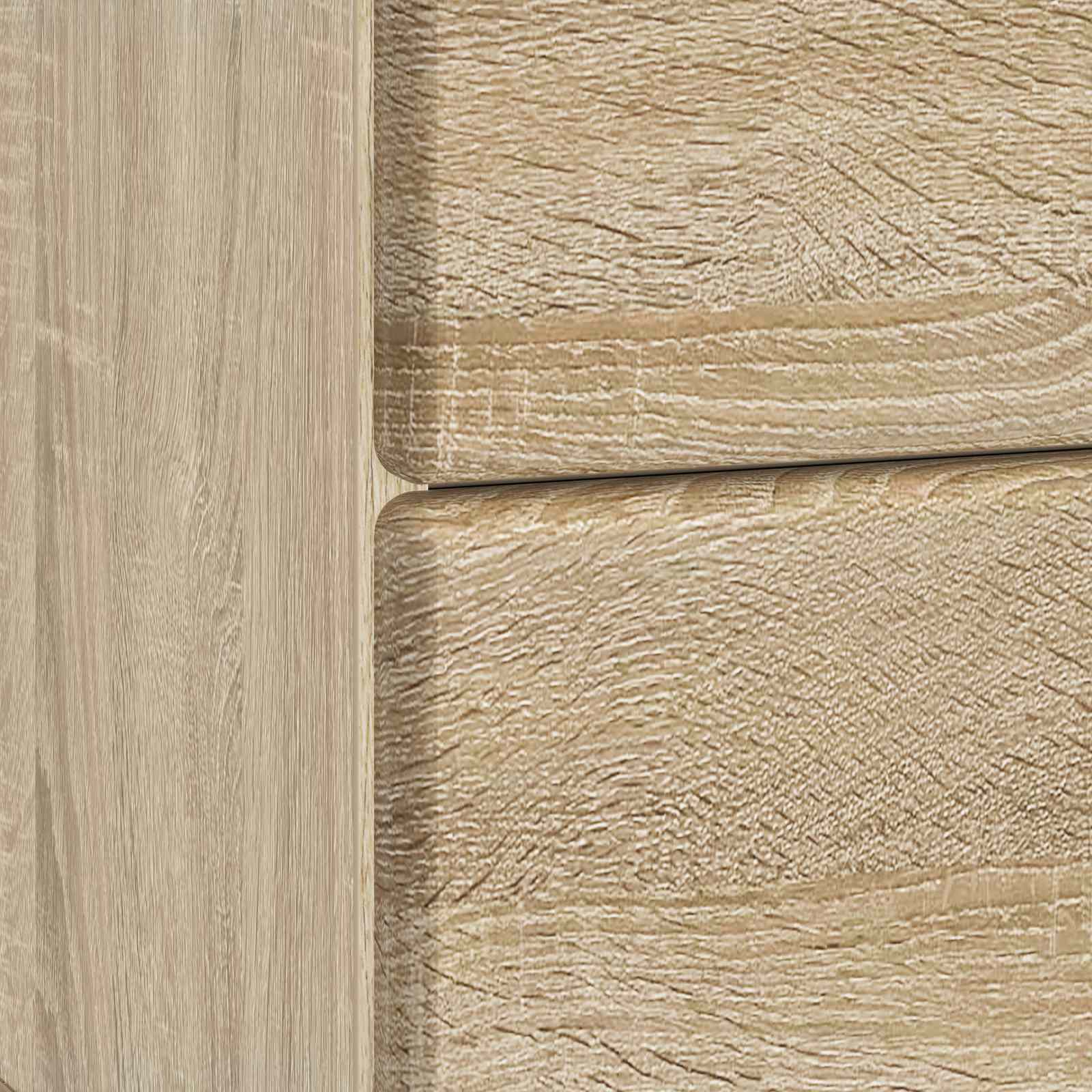 Noční Skříňka Se Zásuvkou 2 Pcs Dub Sonoma 43 X 34,5 X 47,5 Cm