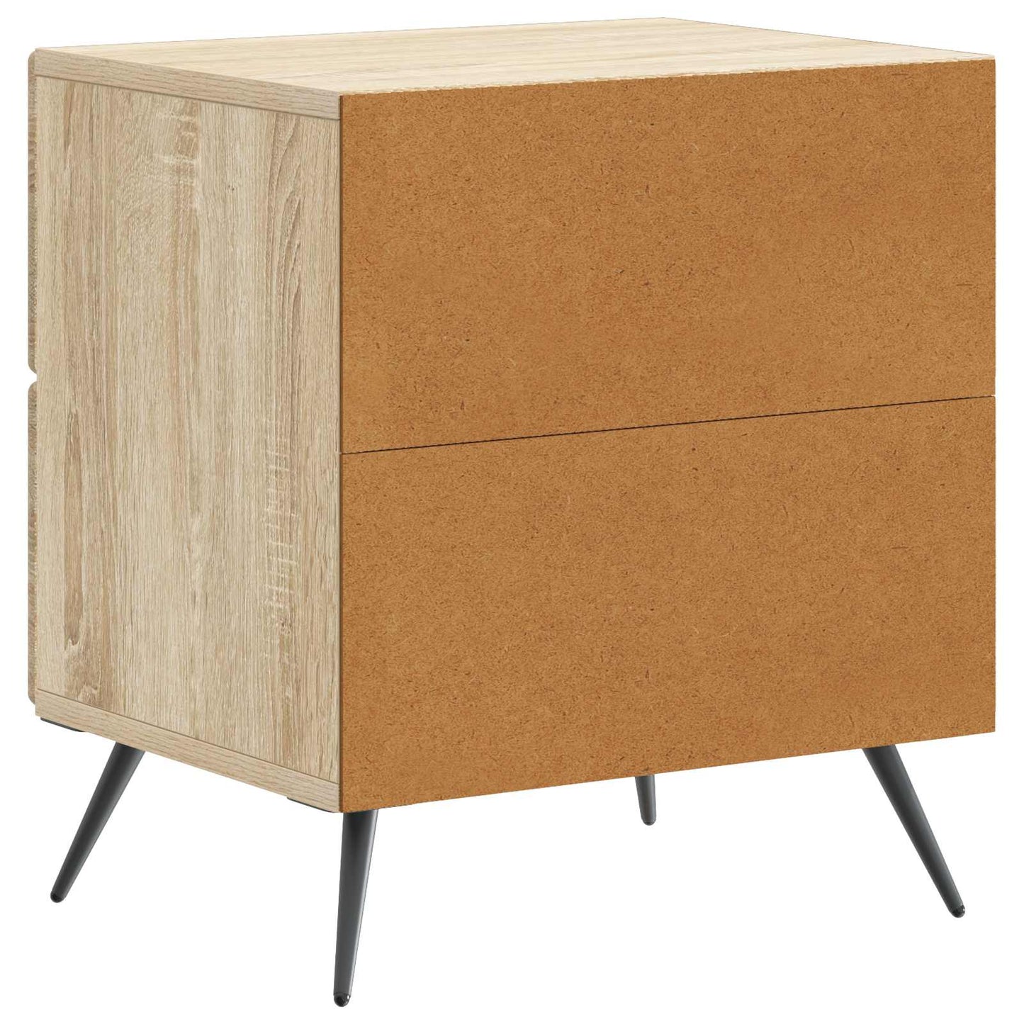 Noční Skříňka Se Zásuvkou 2 Pcs Dub Sonoma 43 X 34,5 X 47,5 Cm
