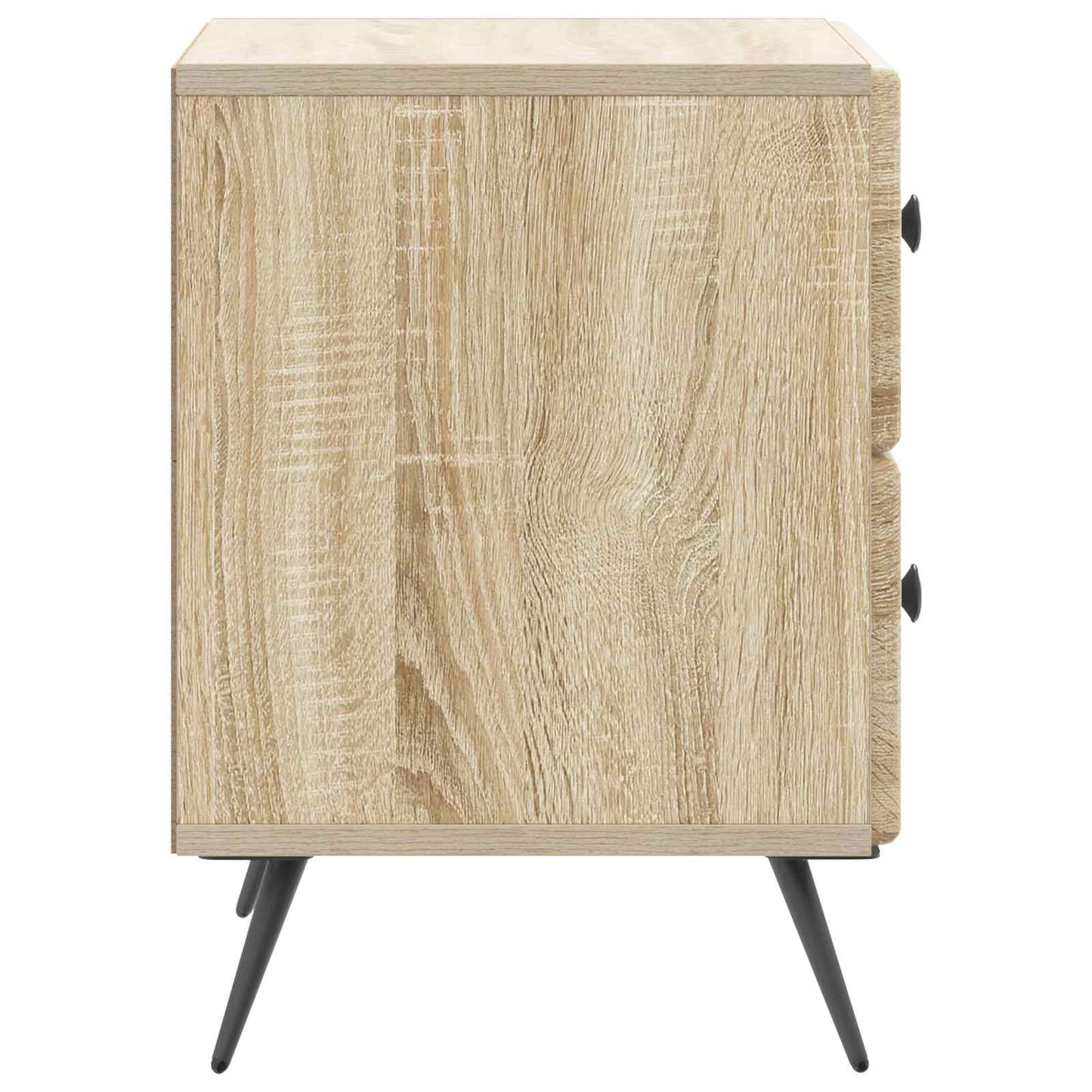 Noční Skříňka Se Zásuvkou 2 Pcs Dub Sonoma 43 X 34,5 X 47,5 Cm