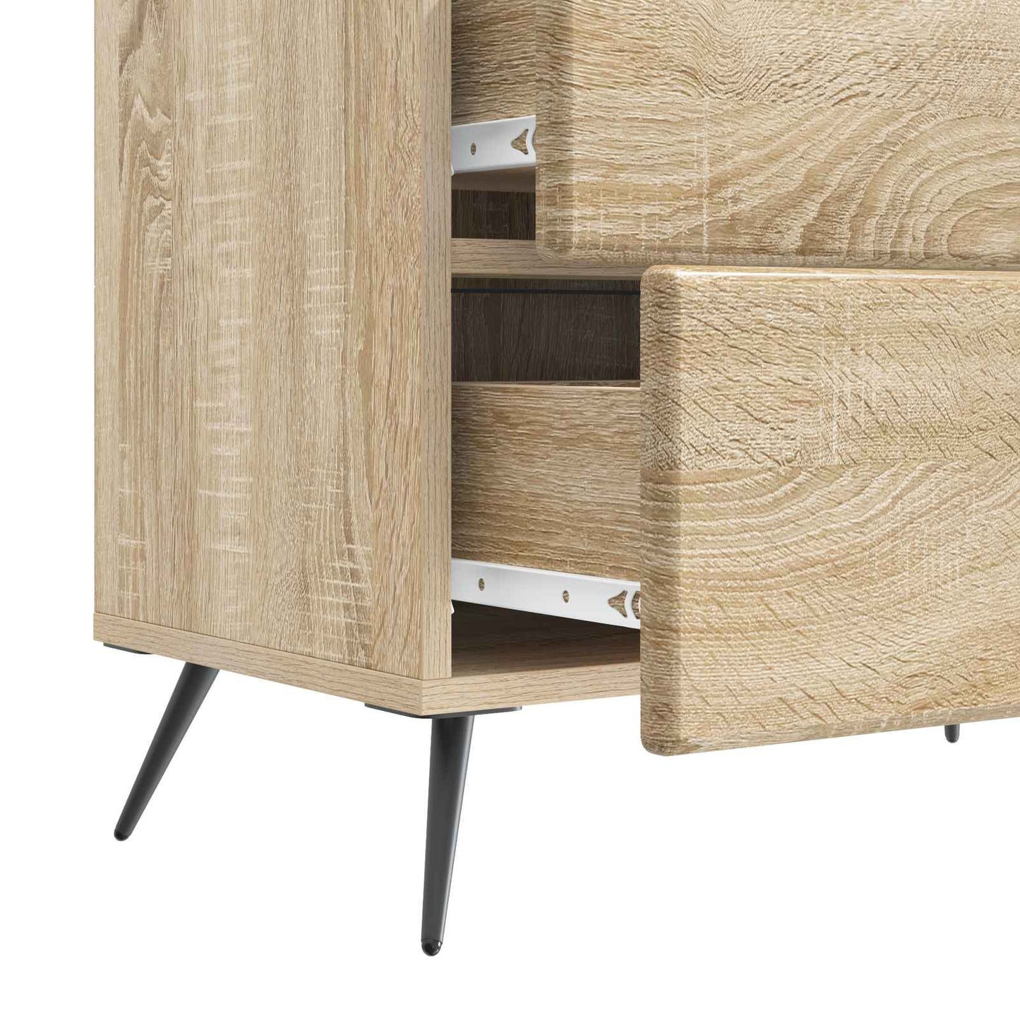 Noční Skříňka Dub Sonoma 62 X 34,5 X 47,5 Cm Kompozitní Dřevo