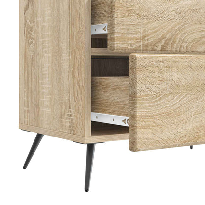 Noční Skříňka Dub Sonoma 62 X 34,5 X 47,5 Cm Kompozitní Dřevo