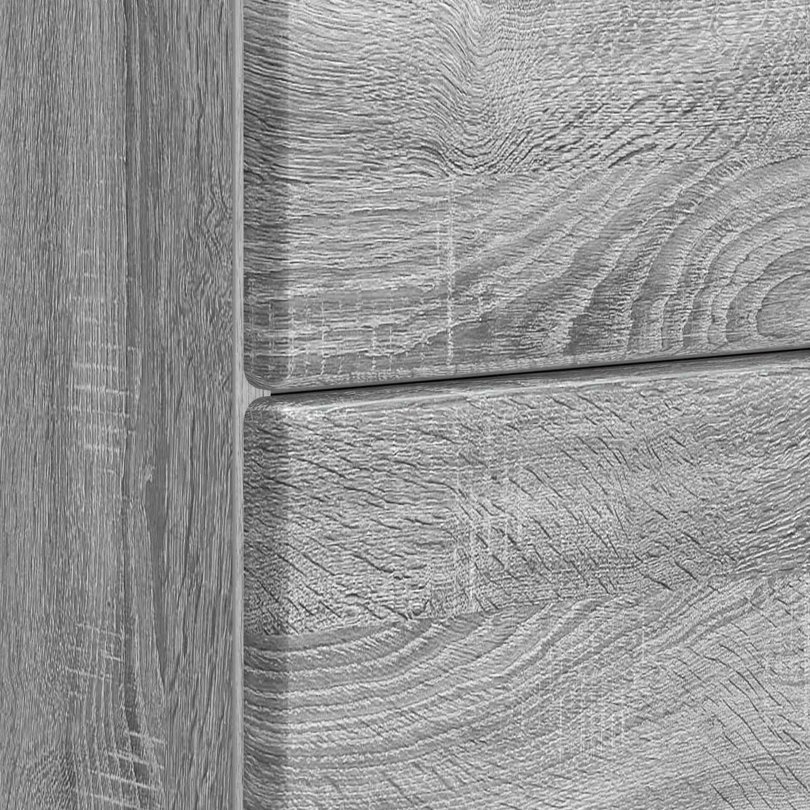 Noční Skříňka Šedá Sonoma 62 X 34,5 X 47,5 Cm Kompozitní Dřevo