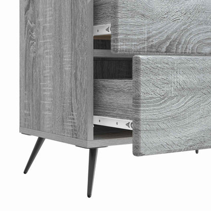 Noční Skříňka Šedá Sonoma 62 X 34,5 X 47,5 Cm Kompozitní Dřevo