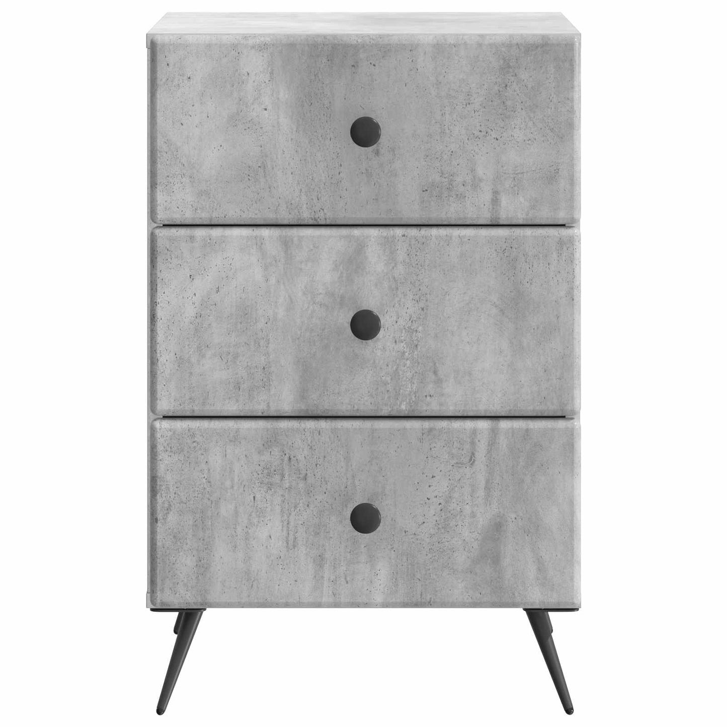 Noční Skříňka Betonově Šedá 43 X 41 X 66,5 Cm Kompozitní Dřevo