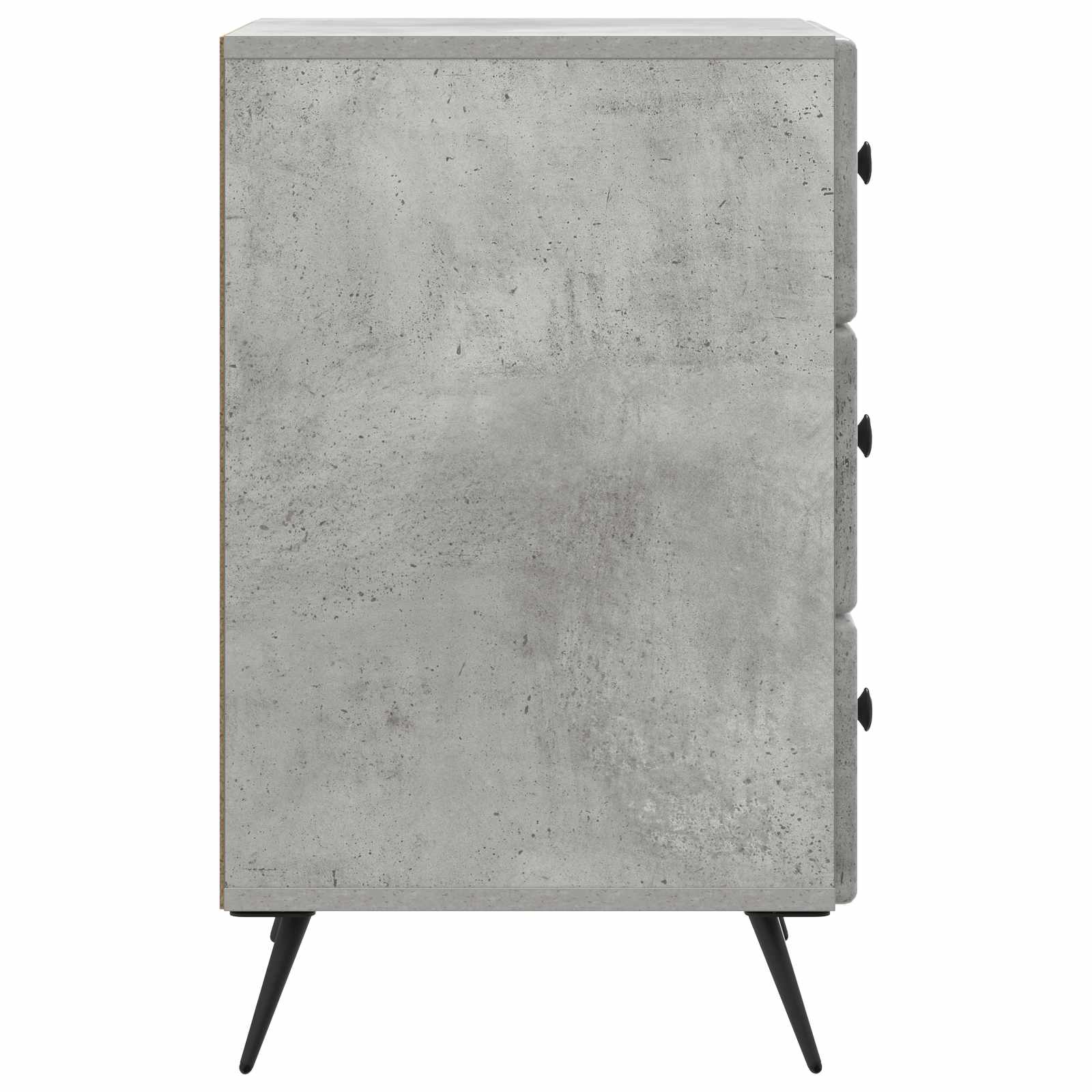 Noční Skříňka Betonově Šedá 43 X 41 X 66,5 Cm Kompozitní Dřevo
