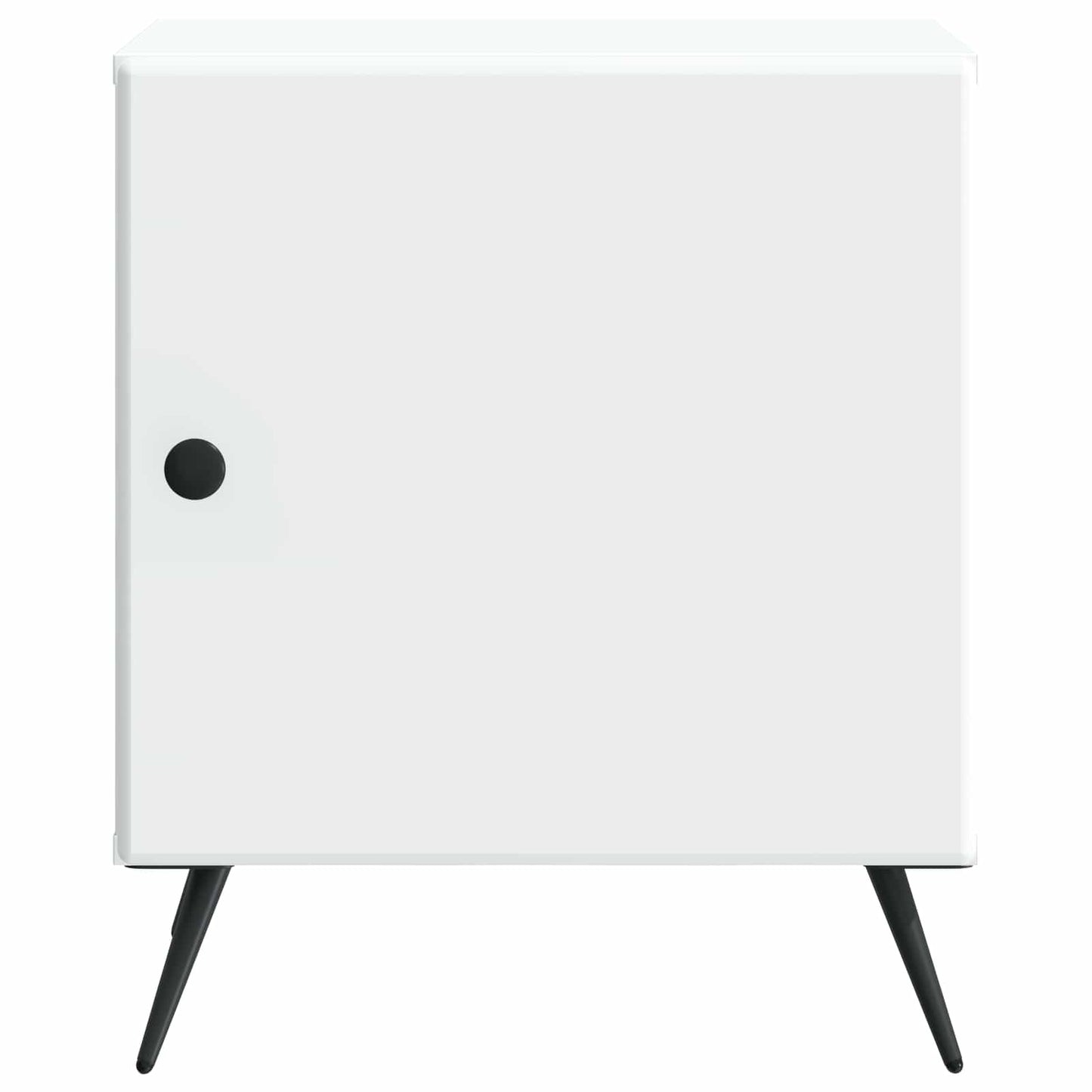Noční Skříňka 2 Pcs Bílá 43 X 34,5 X 50 Cm Kompozitní Dřevo