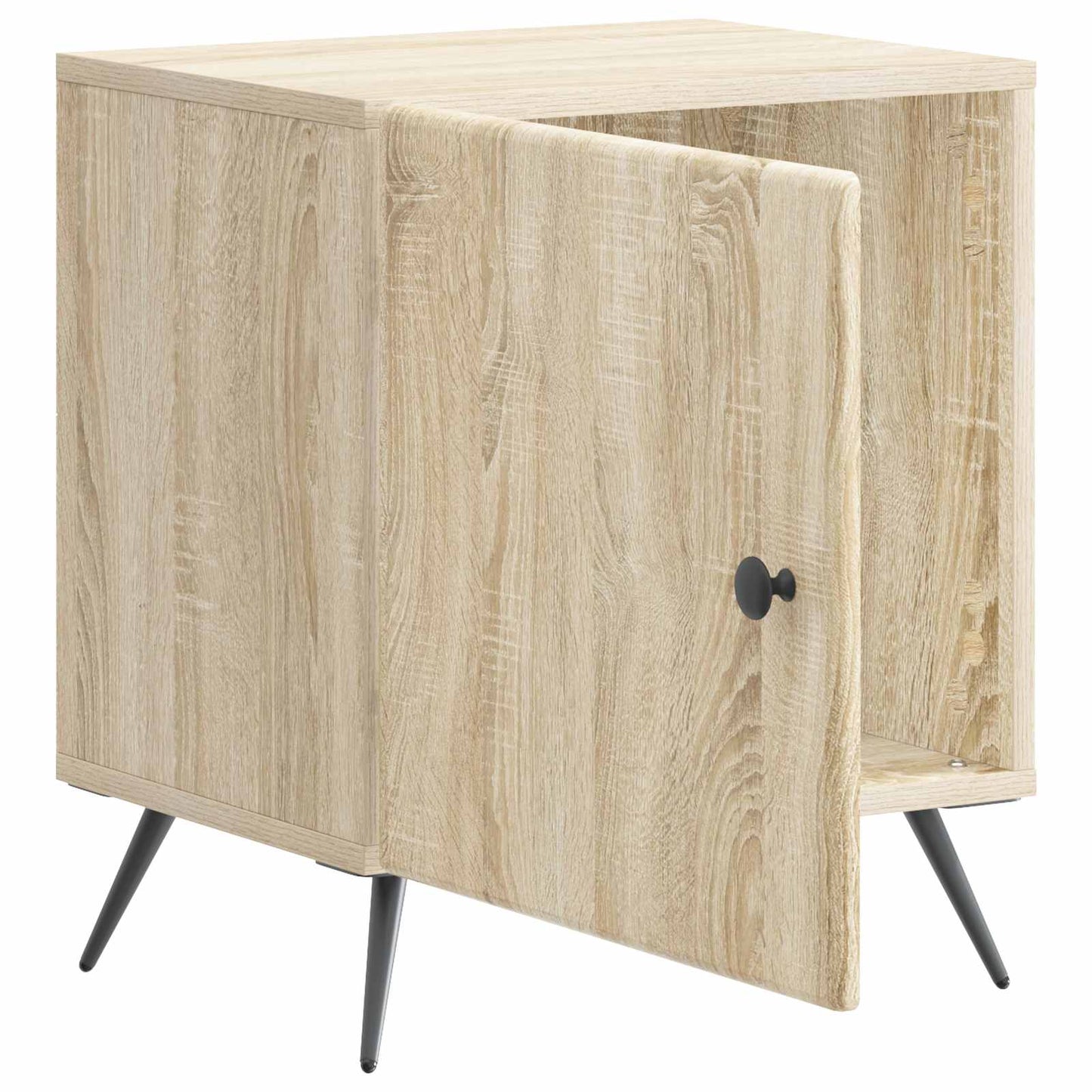 Noční Skříňka 2 Pcs Dub Sonoma 43 X 34,5 X 50 Cm