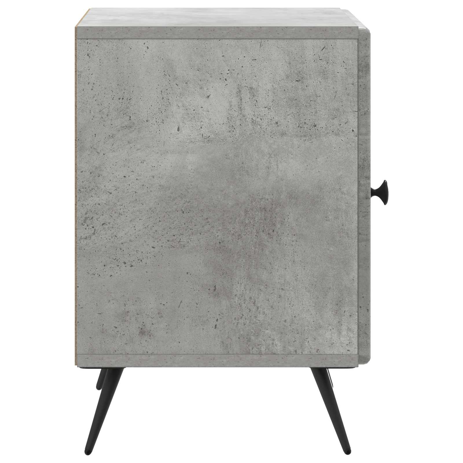 Noční Skříňka 2 Pcs Betonově Šedá 43 X 34,5 X 50 Cm