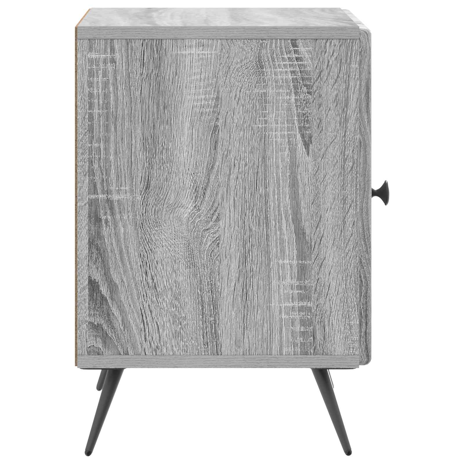 Noční Skříňka Šedá Sonoma 43 X 34,5 X 50 Cm Kompozitní Dřevo