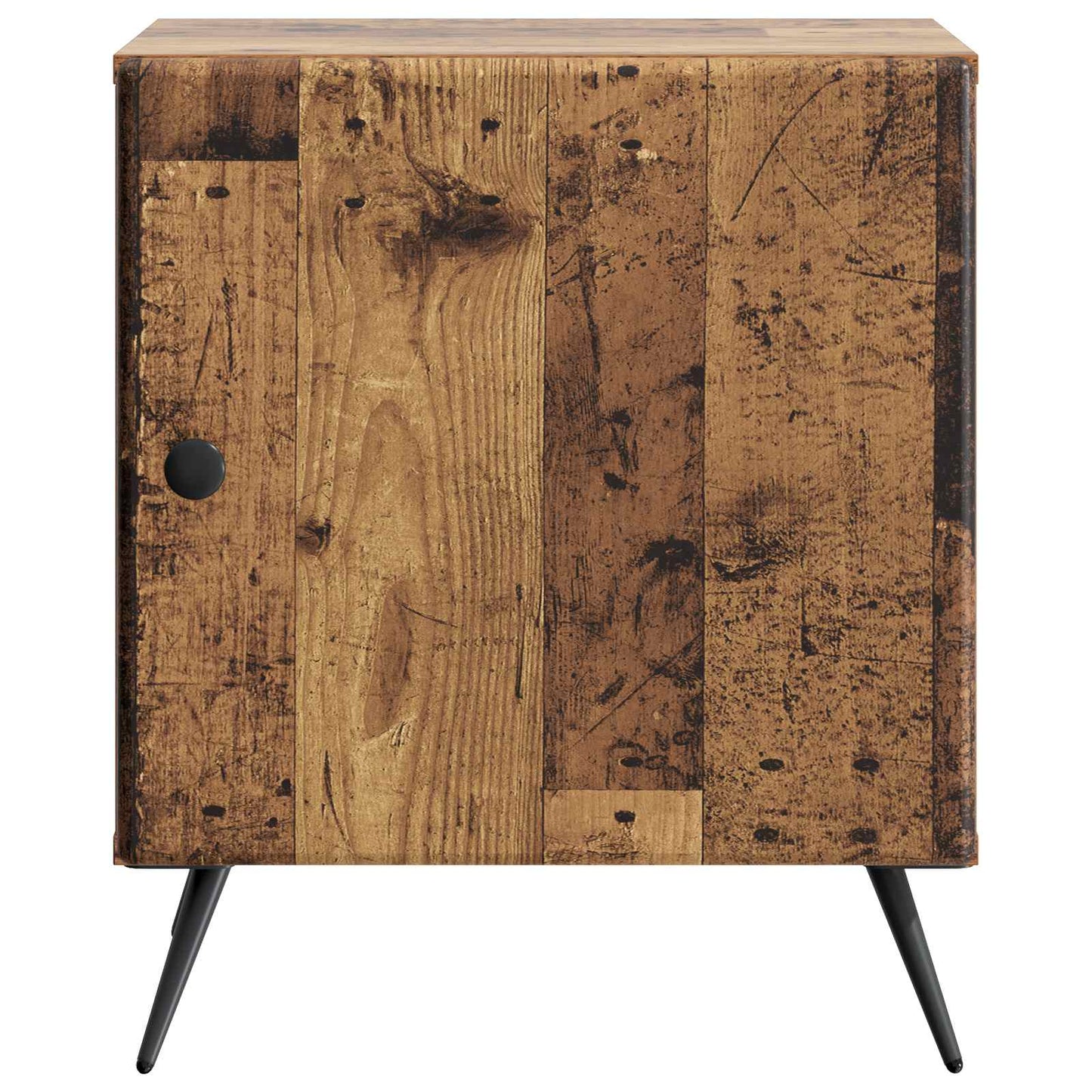 Noční Skříňka 2 Pcs Staré Dřevo 43 X 34,5 X 50 Cm