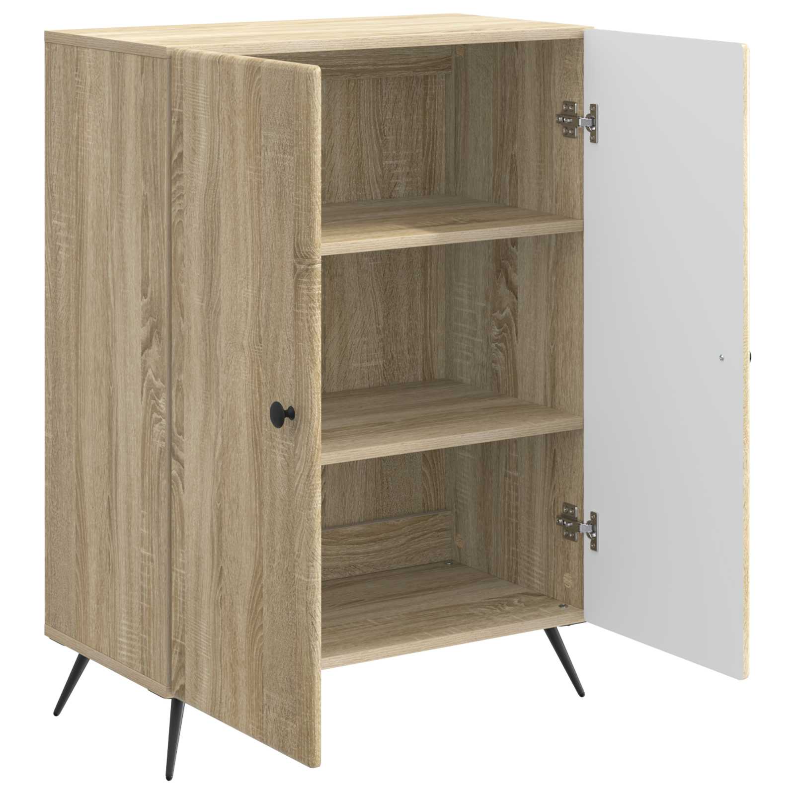 Servírovací Skříň Dub Sonoma 66 X 34,5 X 90 Cm Kompozitní Dřevo
