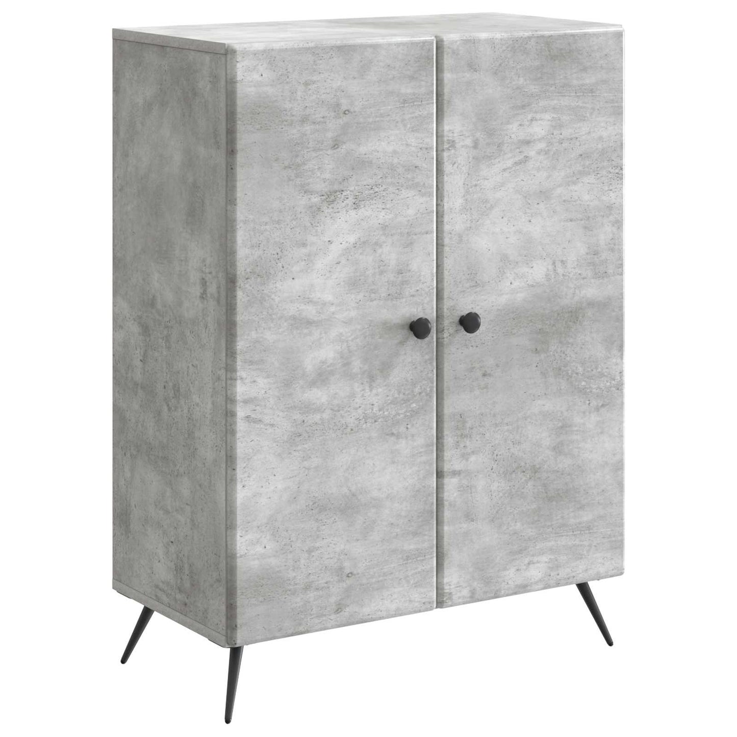 Servírovací Skříň Betonově Šedá 66 X 34,5 X 90 Cm
