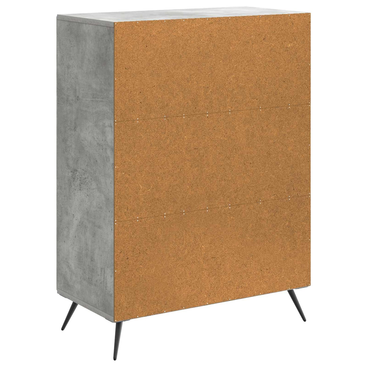 Servírovací Skříň Betonově Šedá 66 X 34,5 X 90 Cm