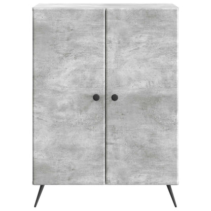 Servírovací Skříň Betonově Šedá 66 X 34,5 X 90 Cm