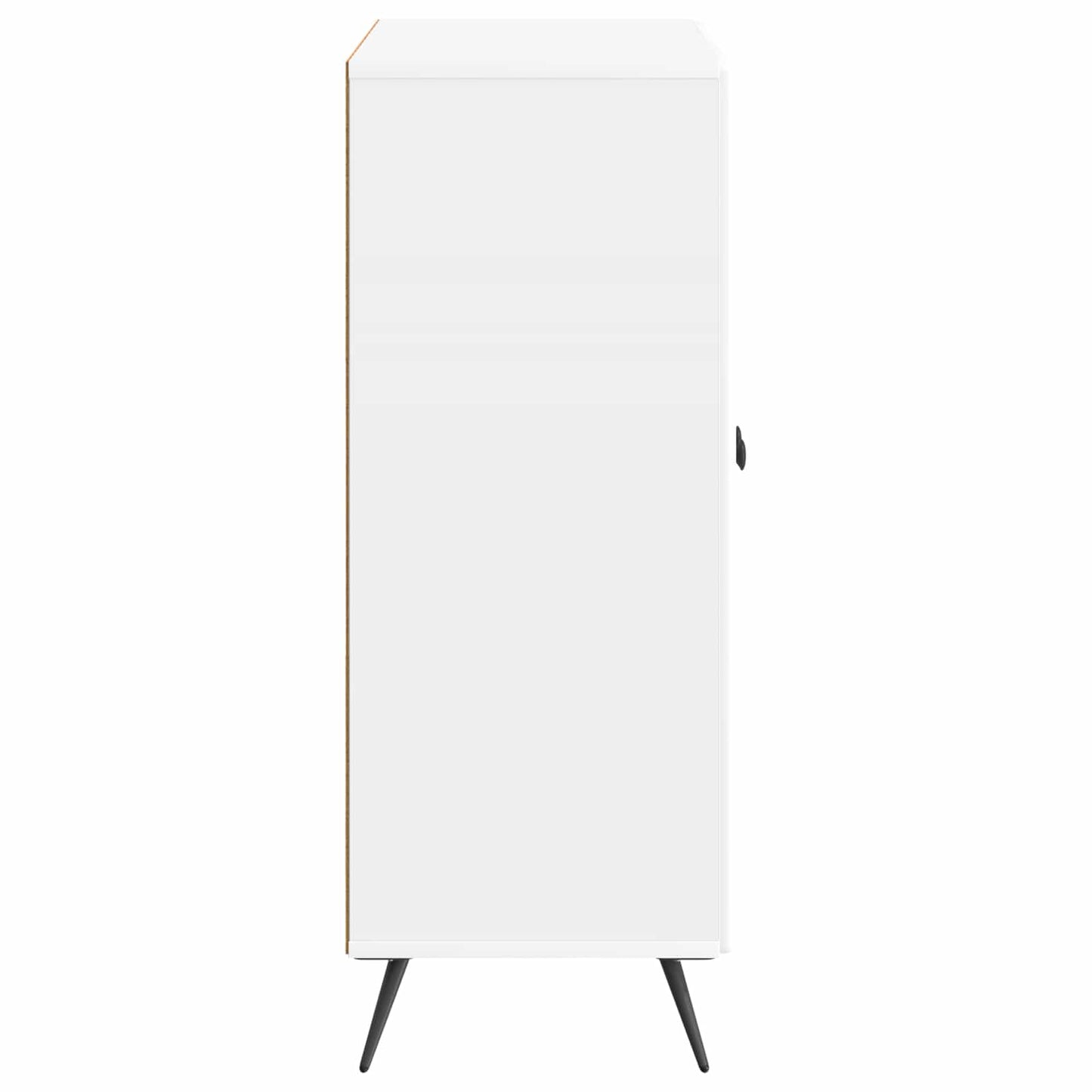 Servírovací Skříň Bílá S Vysokým Leskem 66 X 34,5 X 90 Cm