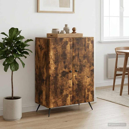 Servírovací Skříň Kouřový Dub 66 X 34,5 X 90 Cm