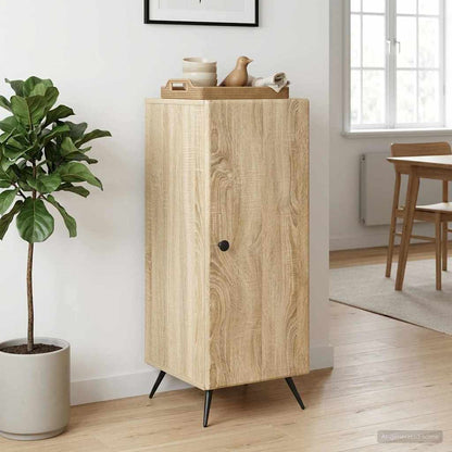 Servírovací Skříň Dub Sonoma 33 X 34,5 X 90 Cm Kompozitní Dřevo
