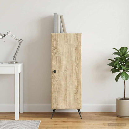 Servírovací Skříň Dub Sonoma 33 X 34,5 X 90 Cm Kompozitní Dřevo