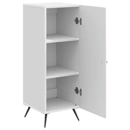 Servírovací Skříň Bílá S Vysokým Leskem 33 X 34,5 X 90 Cm