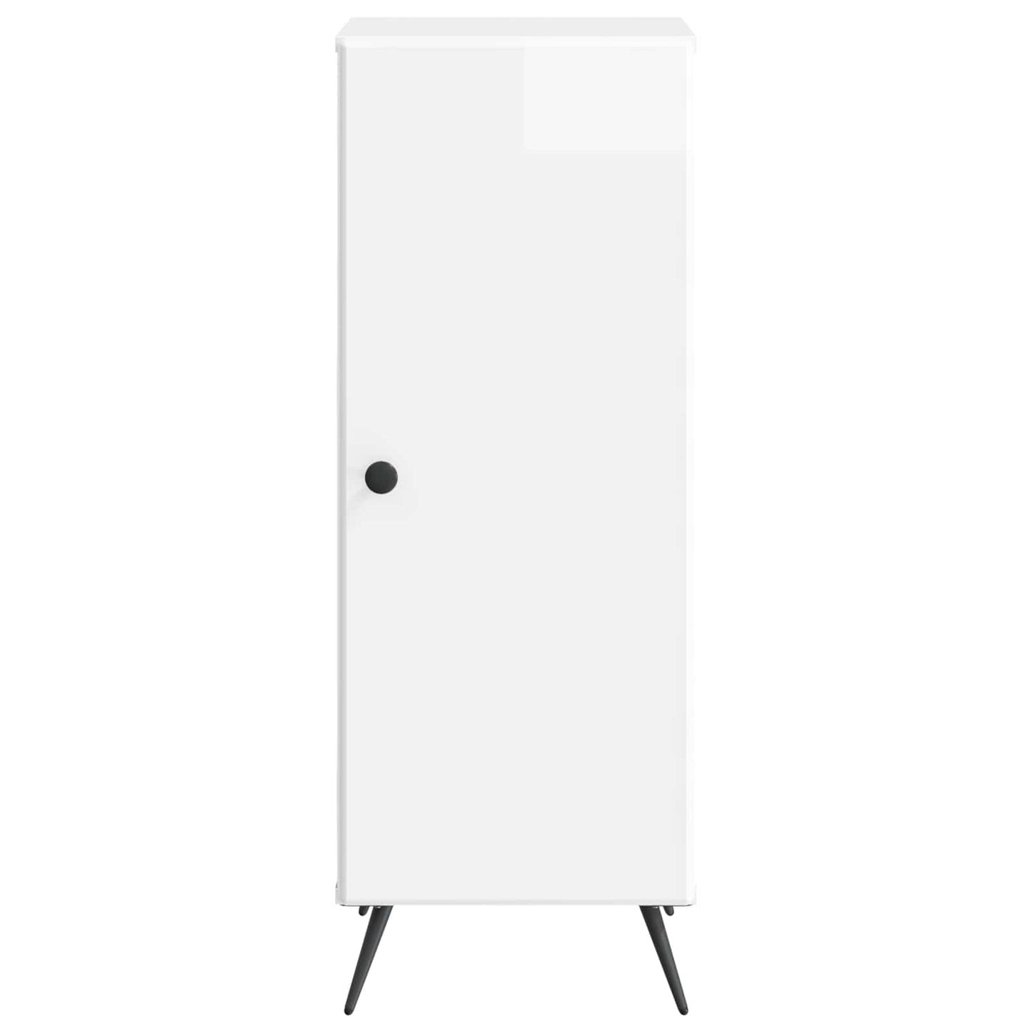 Servírovací Skříň Bílá S Vysokým Leskem 33 X 34,5 X 90 Cm
