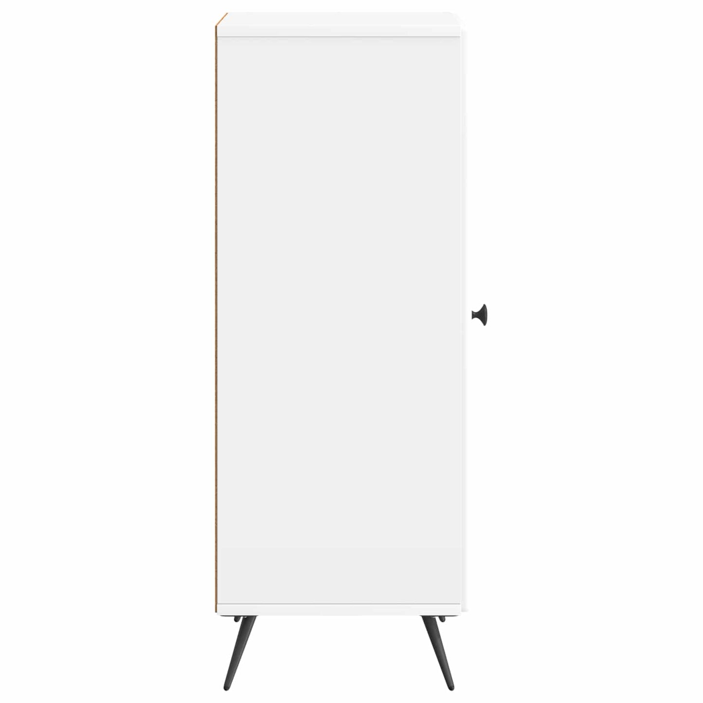 Servírovací Skříň Bílá S Vysokým Leskem 33 X 34,5 X 90 Cm