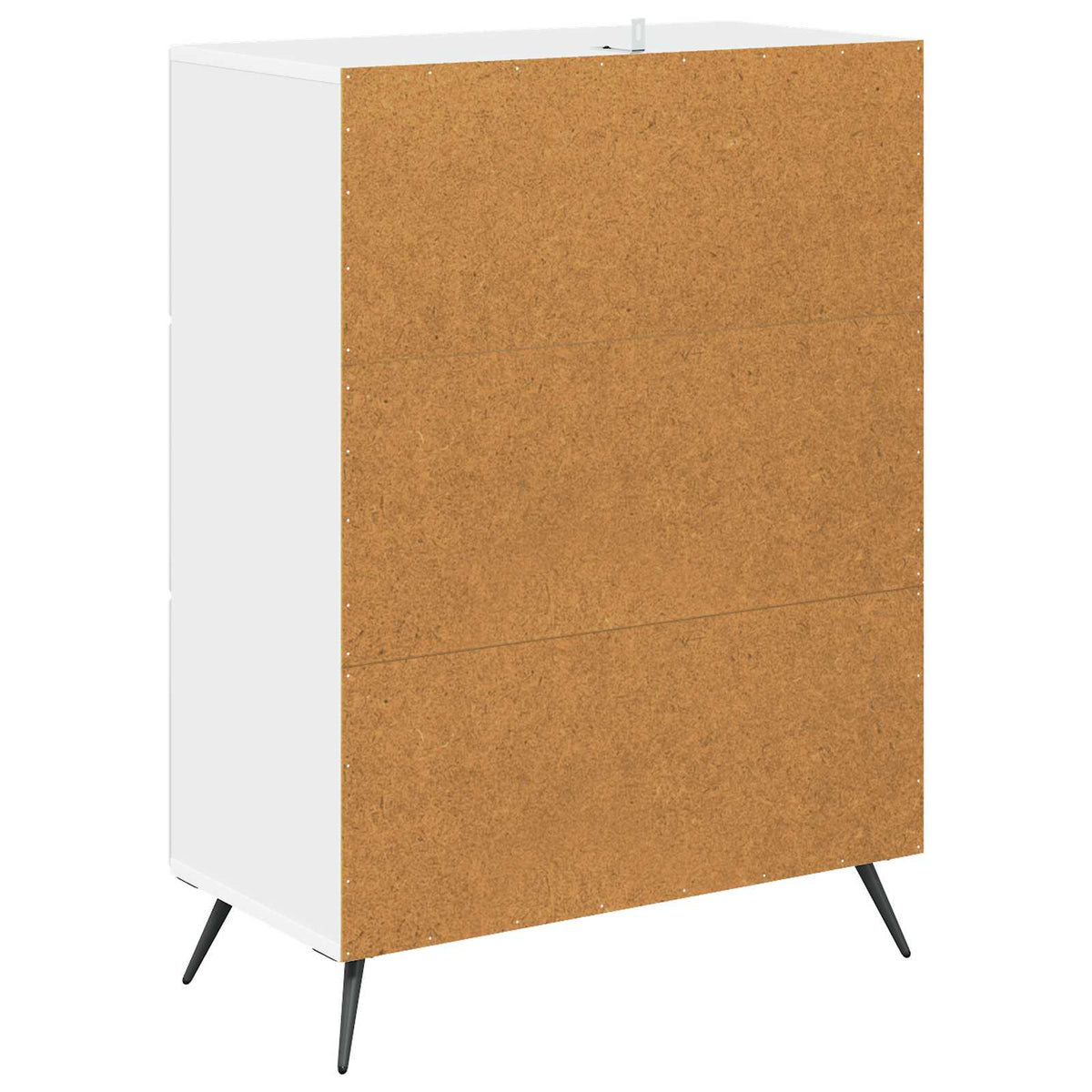 Skříň Se Zásuvkami Bílá 66 X 34,5 X 90 Cm Kompozitní Dřevo