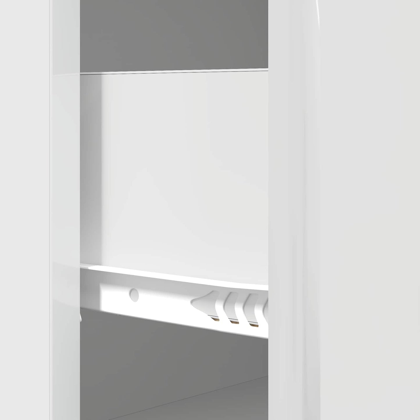 Skříň Se Zásuvkami Bílá S Vysokým Leskem 66 X 34,5 X 90 Cm