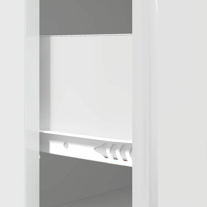 Skříň Se Zásuvkami Bílá S Vysokým Leskem 66 X 34,5 X 90 Cm