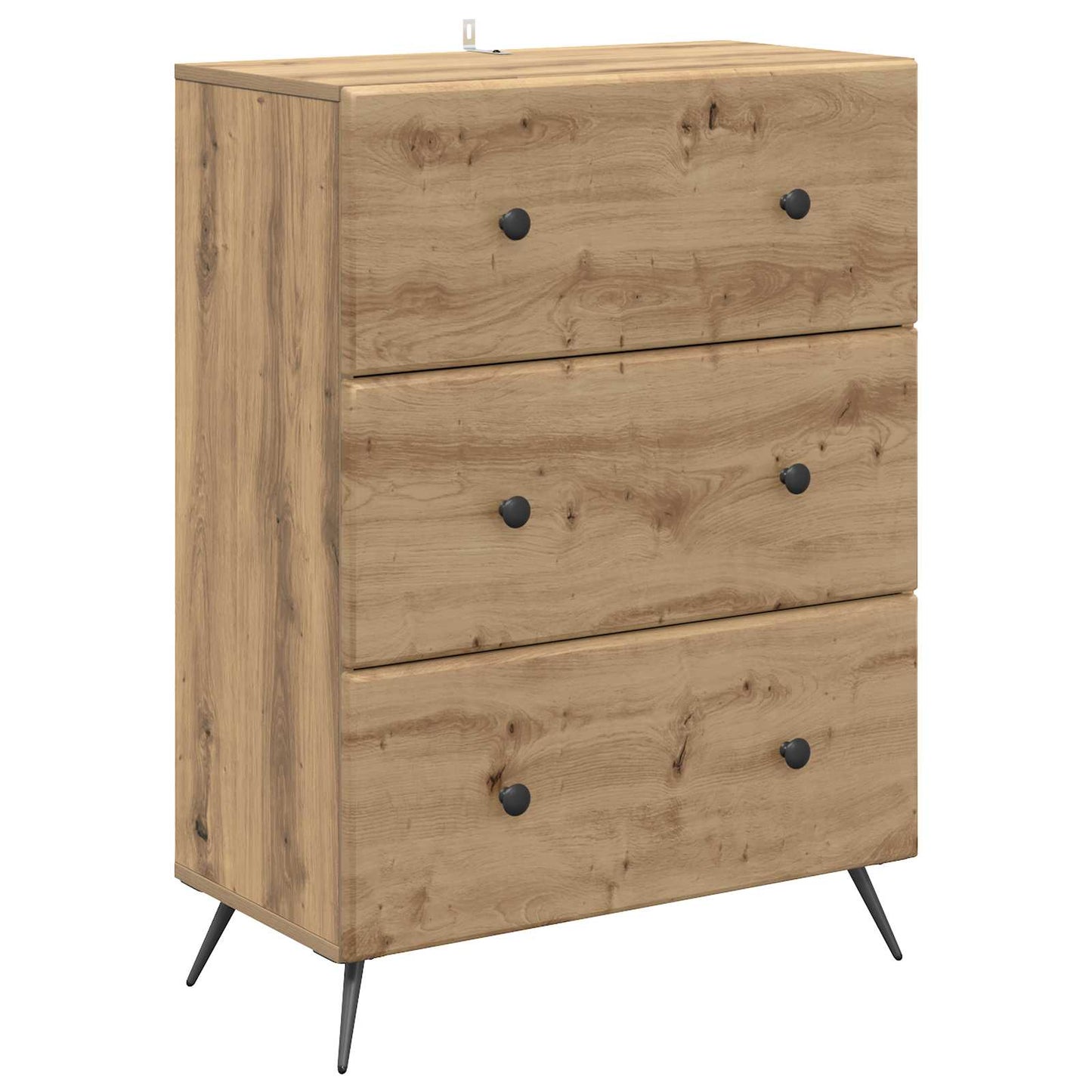 Skříň Se Zásuvkami 66 X 34,5 X 90 Cm Kompozitní Dřevo