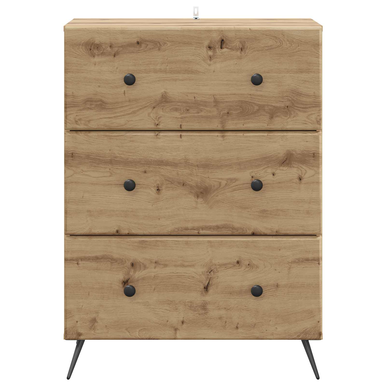 Skříň Se Zásuvkami 66 X 34,5 X 90 Cm Kompozitní Dřevo