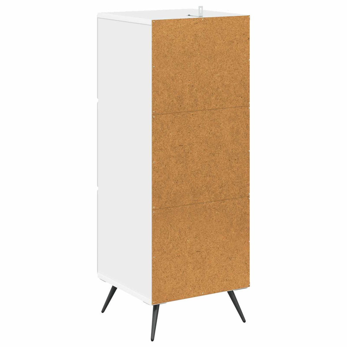 Skříň Se Zásuvkami Bílá 33 X 34,5 X 90 Cm Kompozitní Dřevo