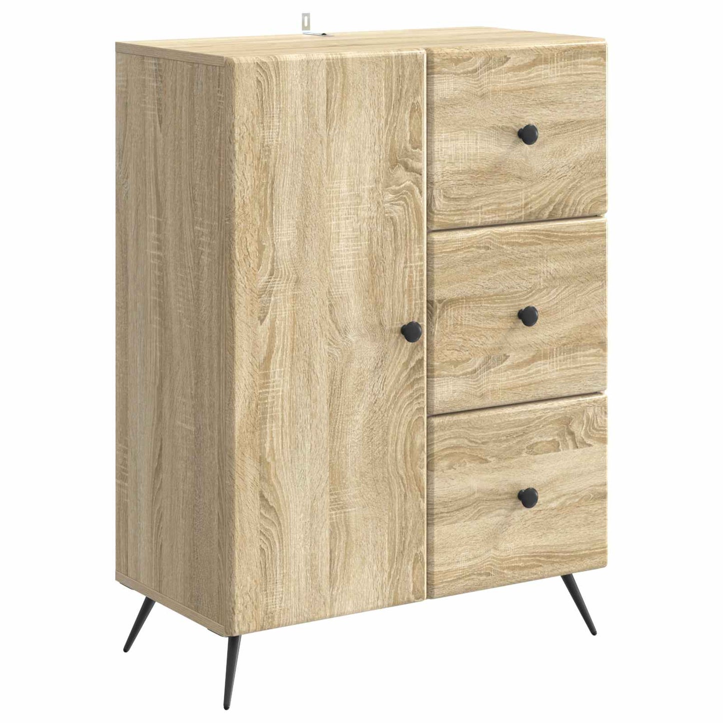 Servírovací Skříň Dub Sonoma 66 X 34,5 X 90 Cm Kompozitní Dřevo
