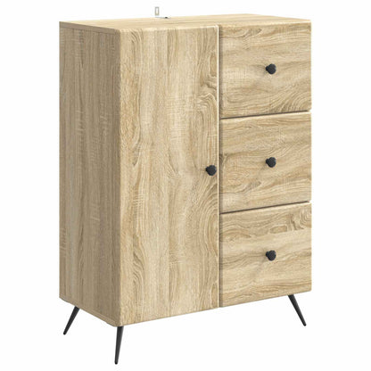 Servírovací Skříň Dub Sonoma 66 X 34,5 X 90 Cm Kompozitní Dřevo
