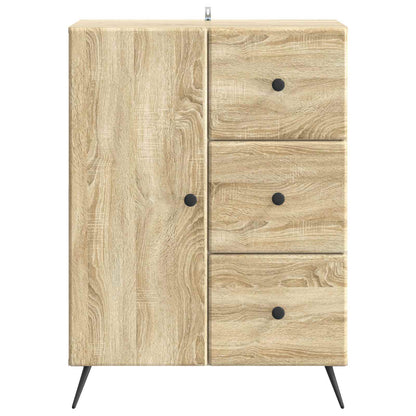 Servírovací Skříň Dub Sonoma 66 X 34,5 X 90 Cm Kompozitní Dřevo