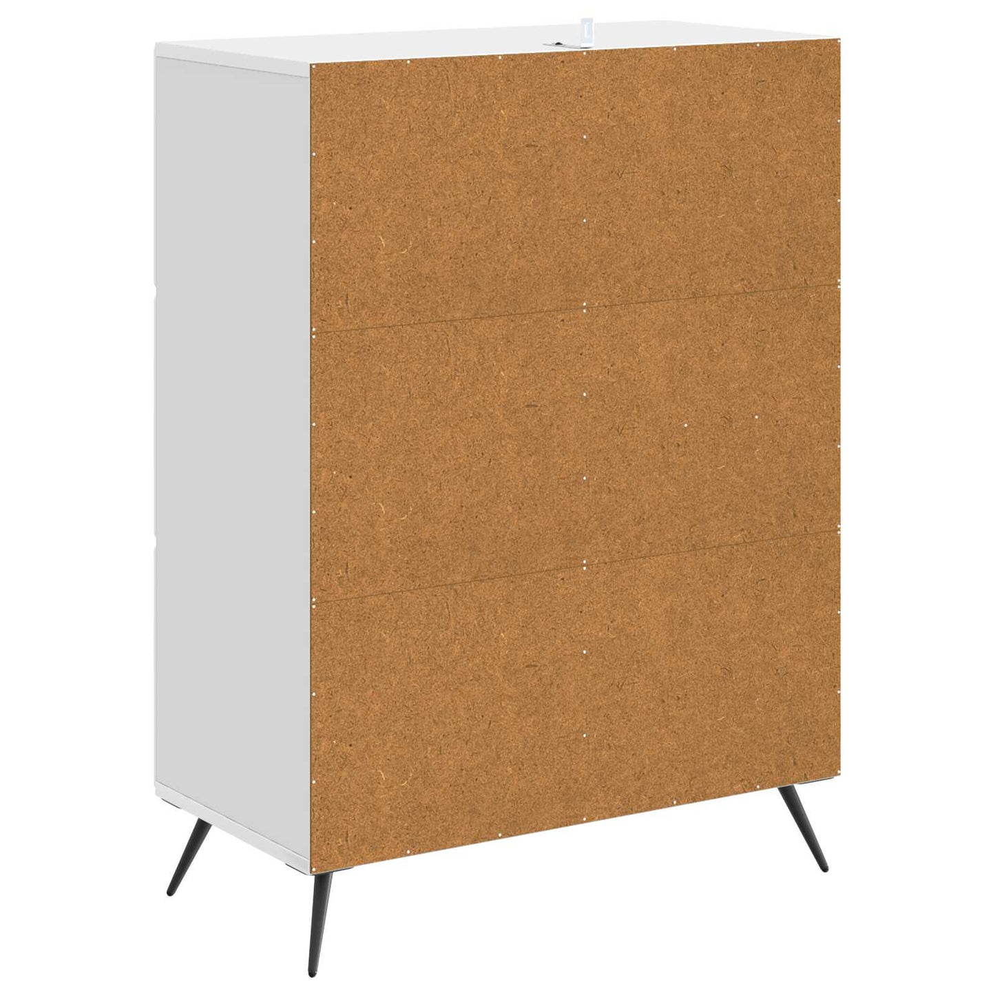 Servírovací Skříň Bílá S Vysokým Leskem 66 X 34,5 X 90 Cm