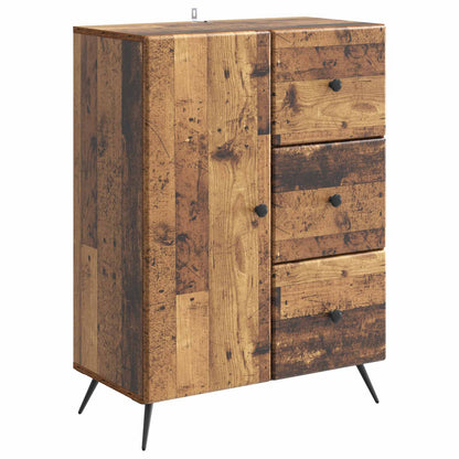 Servírovací Skříň Se Zásuvkou Staré Dřevo 66 X 34,5 X 90 Cm