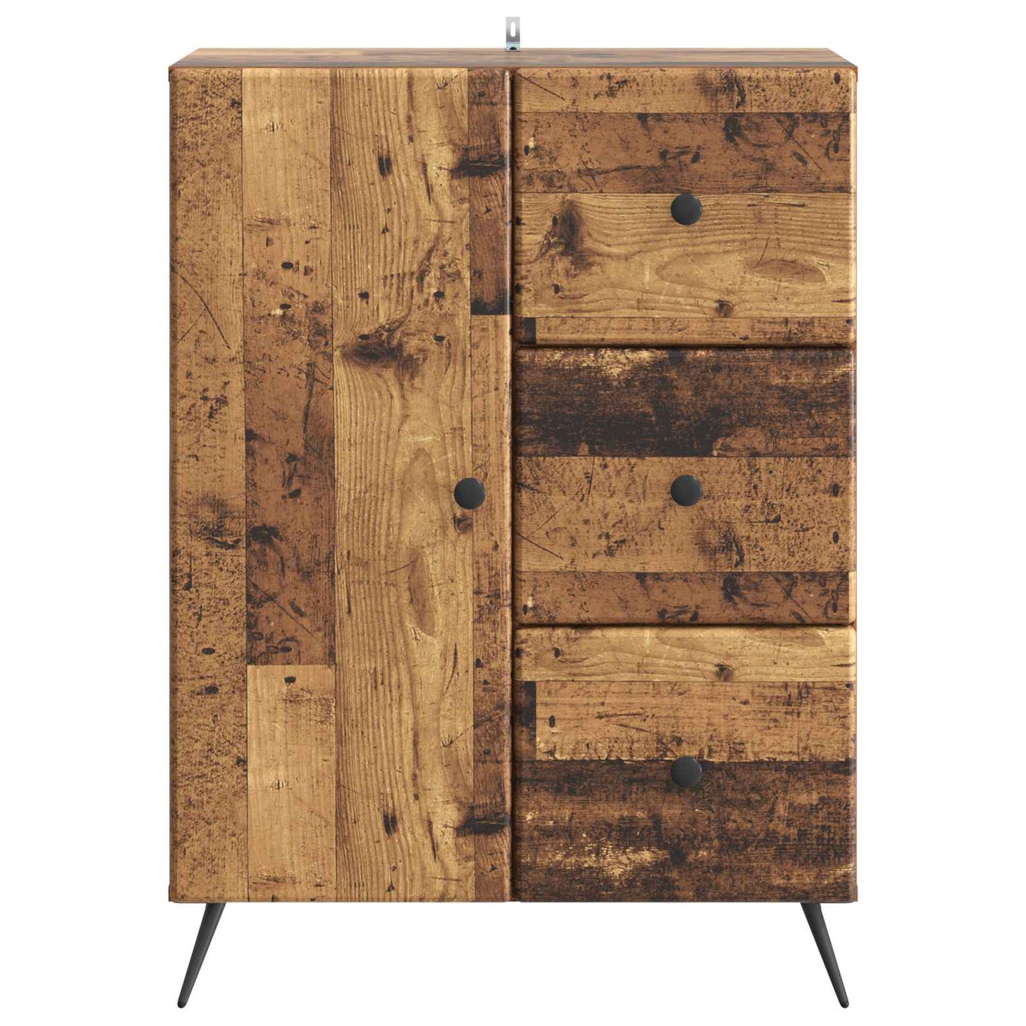 Servírovací Skříň Se Zásuvkou Staré Dřevo 66 X 34,5 X 90 Cm