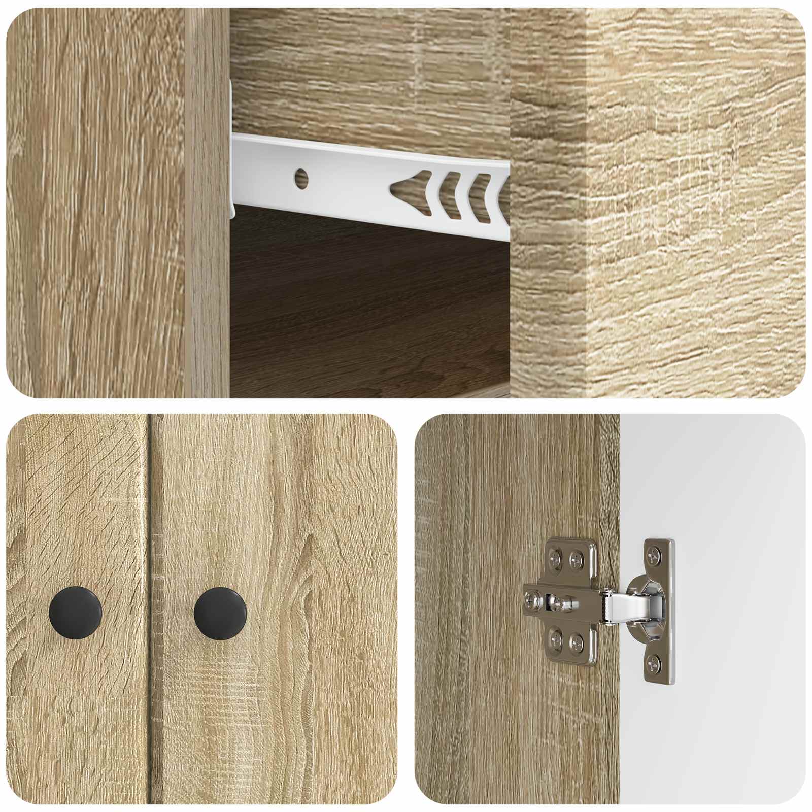 Servírovací Skříň Dub Sonoma 66 X 34,5 X 90 Cm Kompozitní Dřevo
