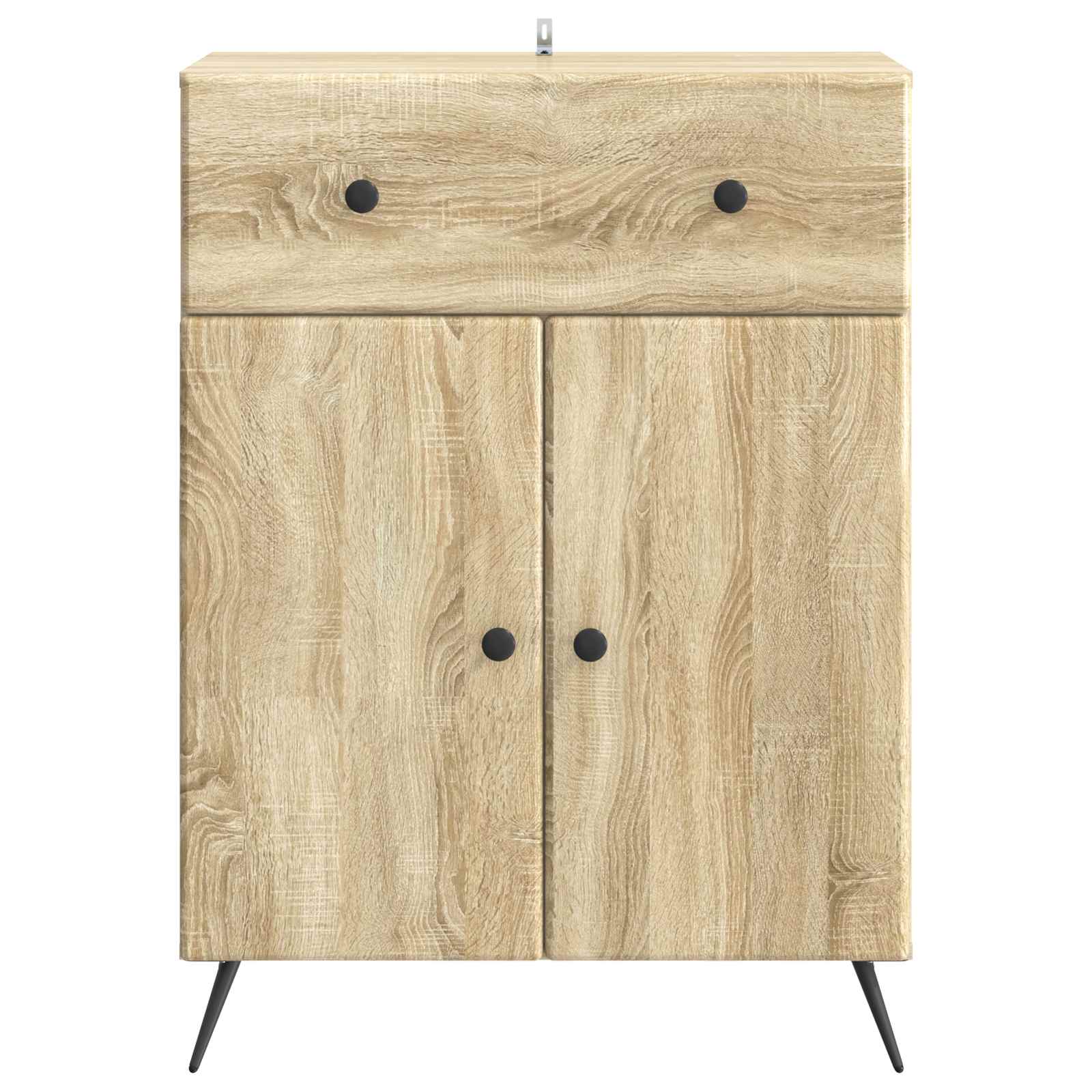 Servírovací Skříň Dub Sonoma 66 X 34,5 X 90 Cm Kompozitní Dřevo