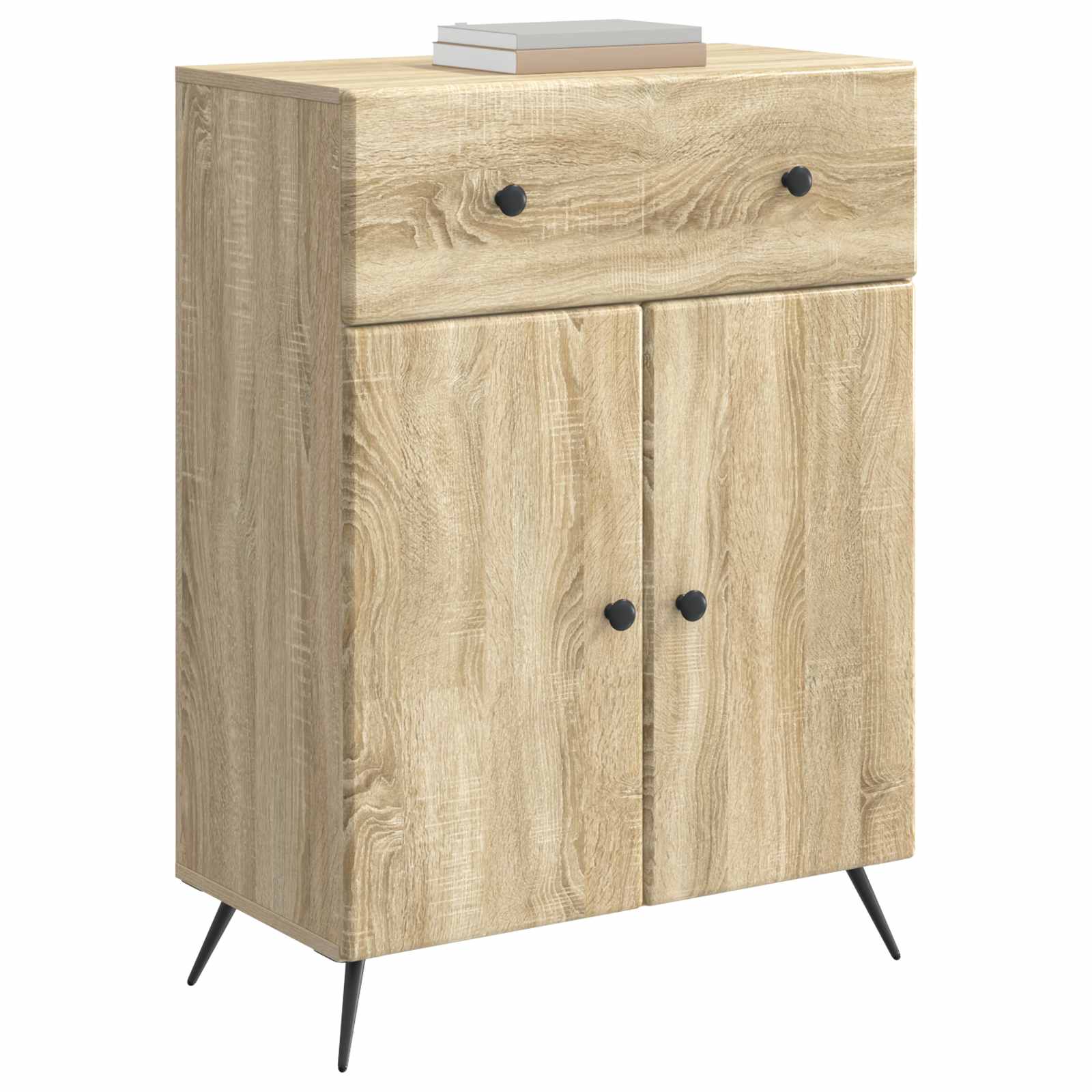 Servírovací Skříň Dub Sonoma 66 X 34,5 X 90 Cm Kompozitní Dřevo