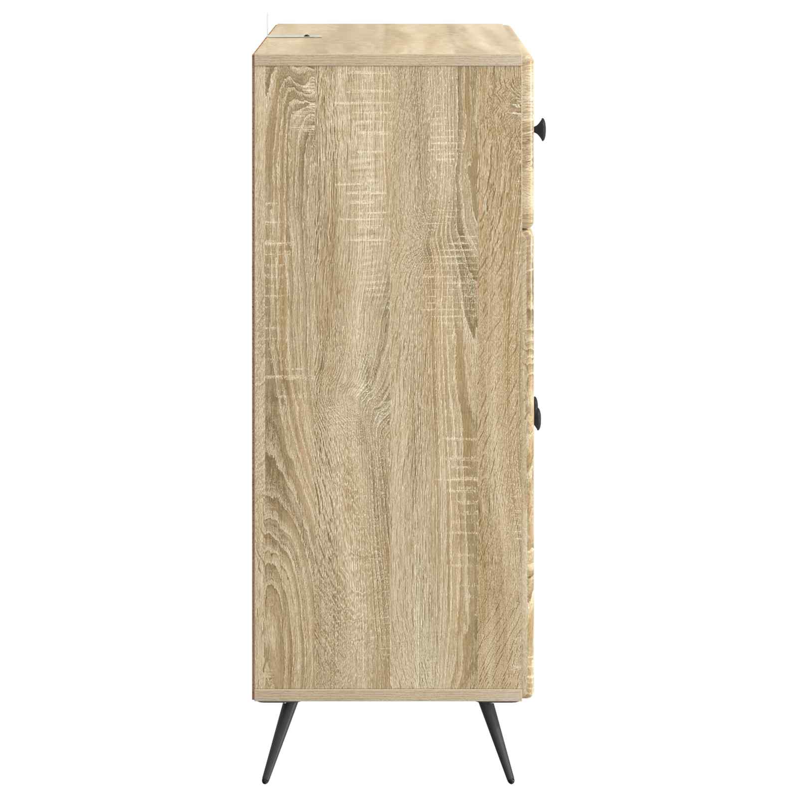 Servírovací Skříň Dub Sonoma 66 X 34,5 X 90 Cm Kompozitní Dřevo