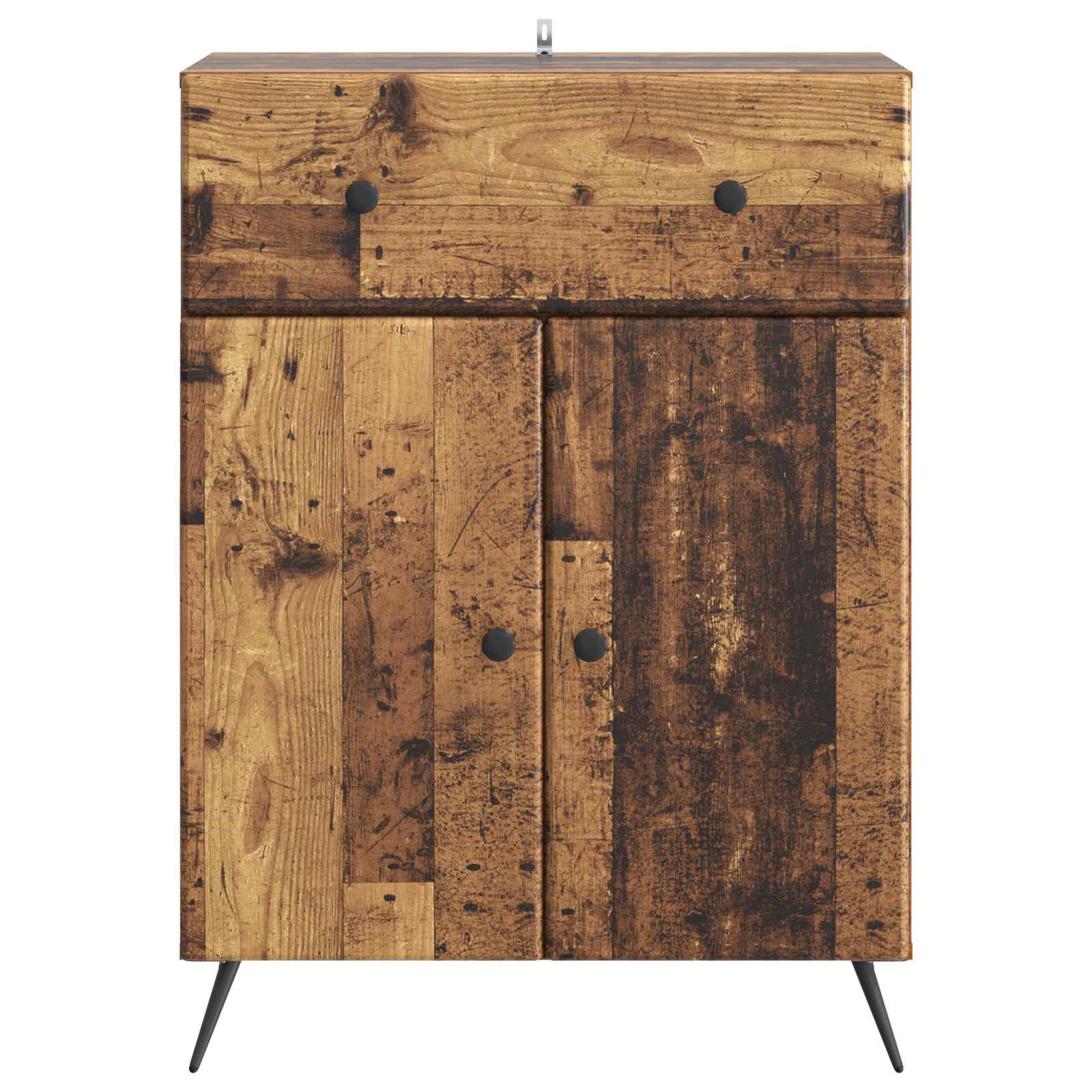Servírovací Skříň Se Zásuvkou Staré Dřevo 66 X 34,5 X 90 Cm