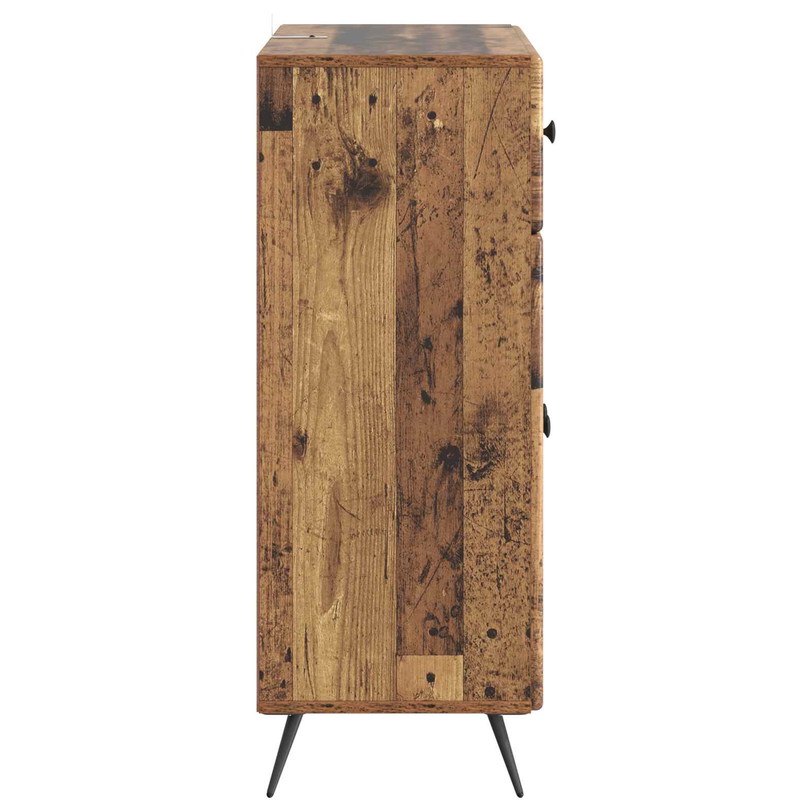Servírovací Skříň Se Zásuvkou Staré Dřevo 66 X 34,5 X 90 Cm
